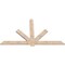 Ekena Millwork Kennewick Smooth Timber Gable Bracket, Douglas Fir, 84"W x 49"H x 1 1/2"D x 5 1/2"F, 14/12 Pitch GBW084X49X0206KEN00SDF - alternate 5